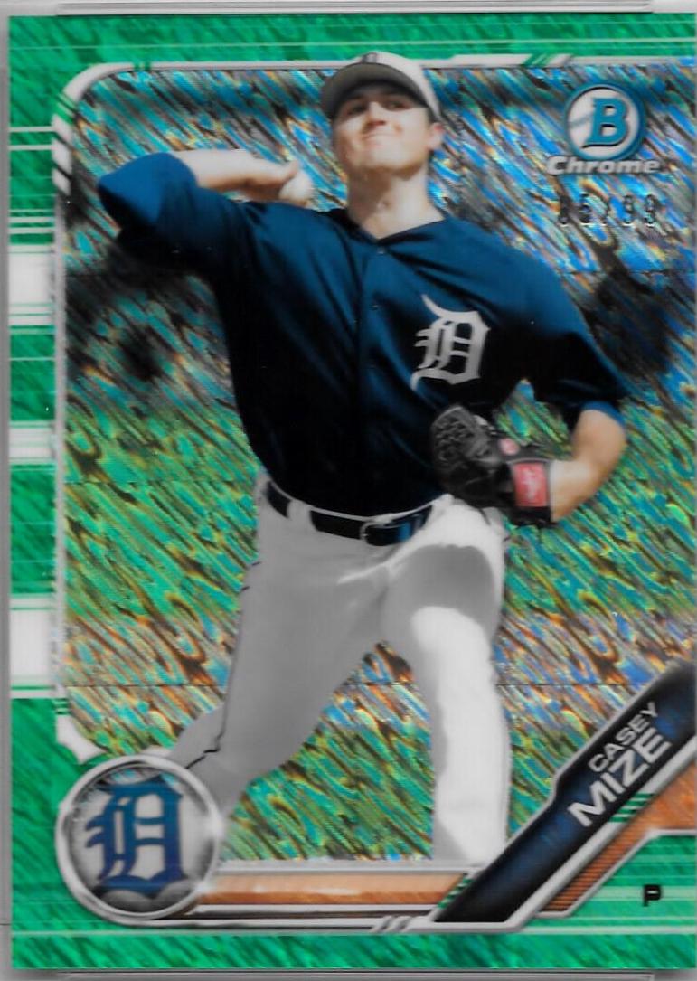 Casey Mize [Green Shimmer Refractor] #BCP-240