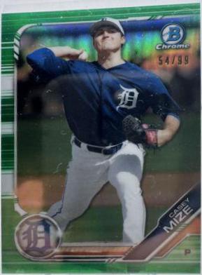Casey Mize [Green Shimmer Refractor] #BCP-49