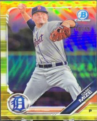 Casey Mize [Yellow Refractor] #BCP-49