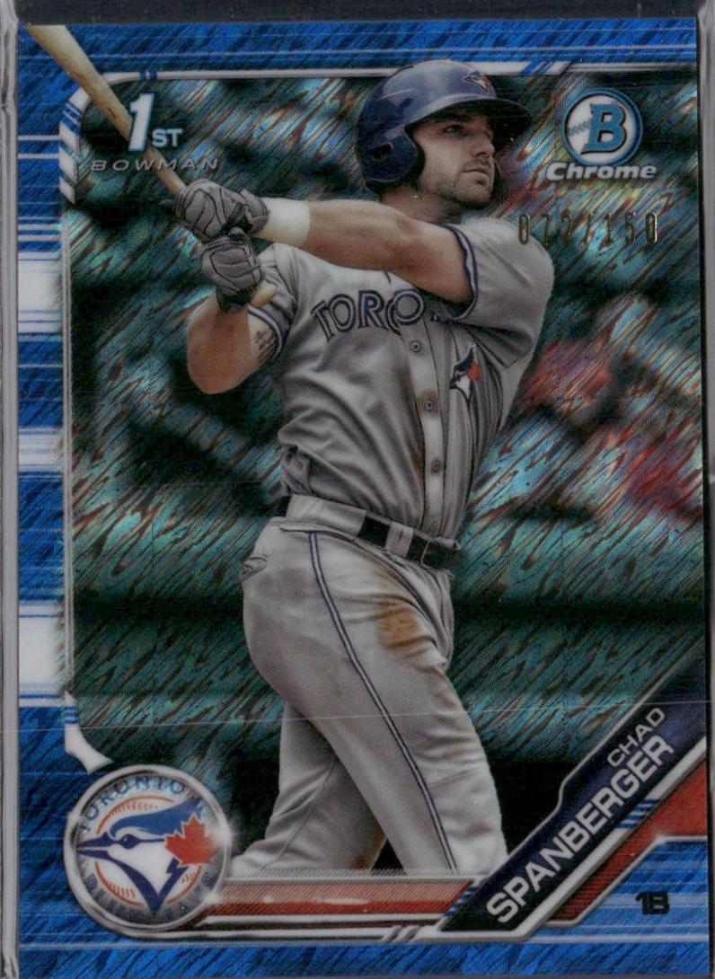 Chad Spanberger [Blue Shimmer Refractor] #BCP-87