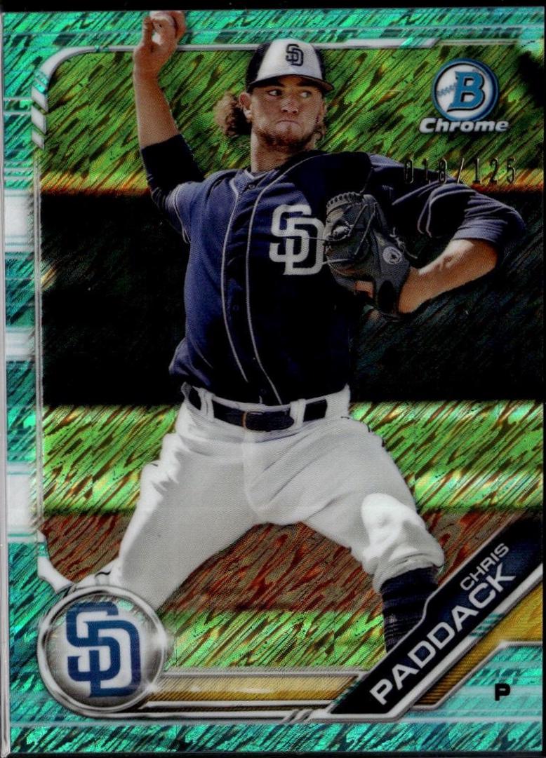 Chris Paddack [Aqua Shimmer Refractor] #BCP-55