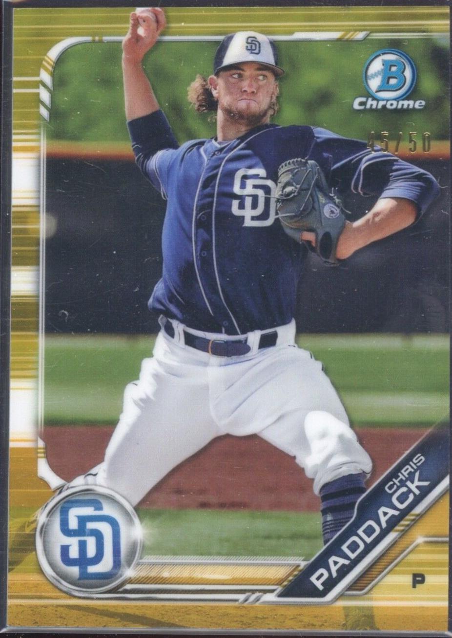Chris Paddack [Gold Refractor] #BCP-55