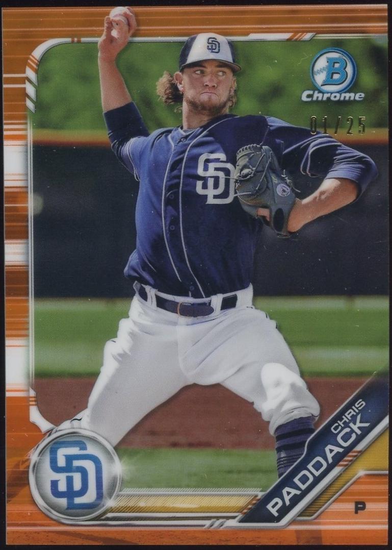 Chris Paddack [Orange Refractor] #BCP-55