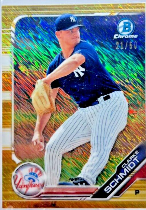 Clarke Schmidt [Gold Shimmer Refractor] #BCP-249