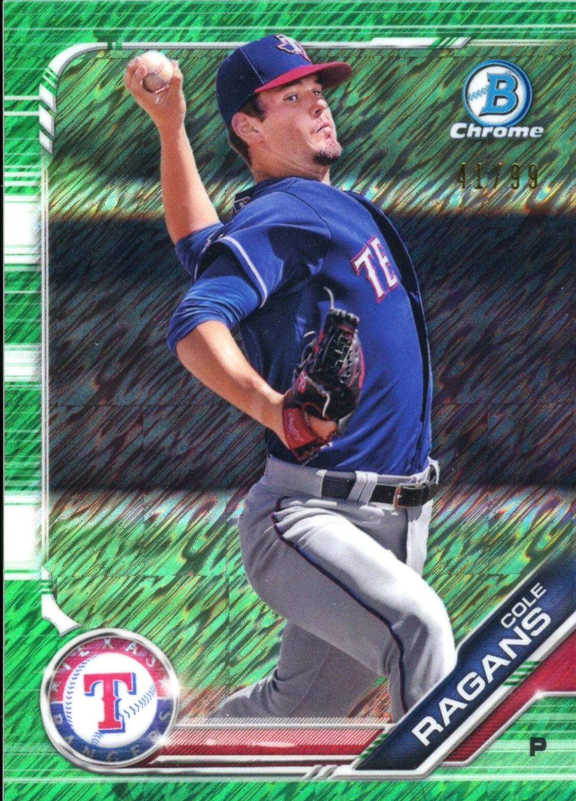 Cole Ragans [Green Shimmer Refractor] #BCP-122