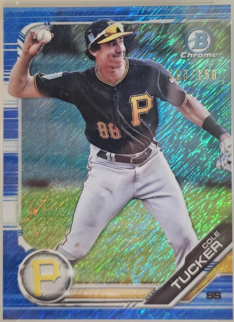 Cole Tucker [Blue Shimmer Refractor] #BCP-16