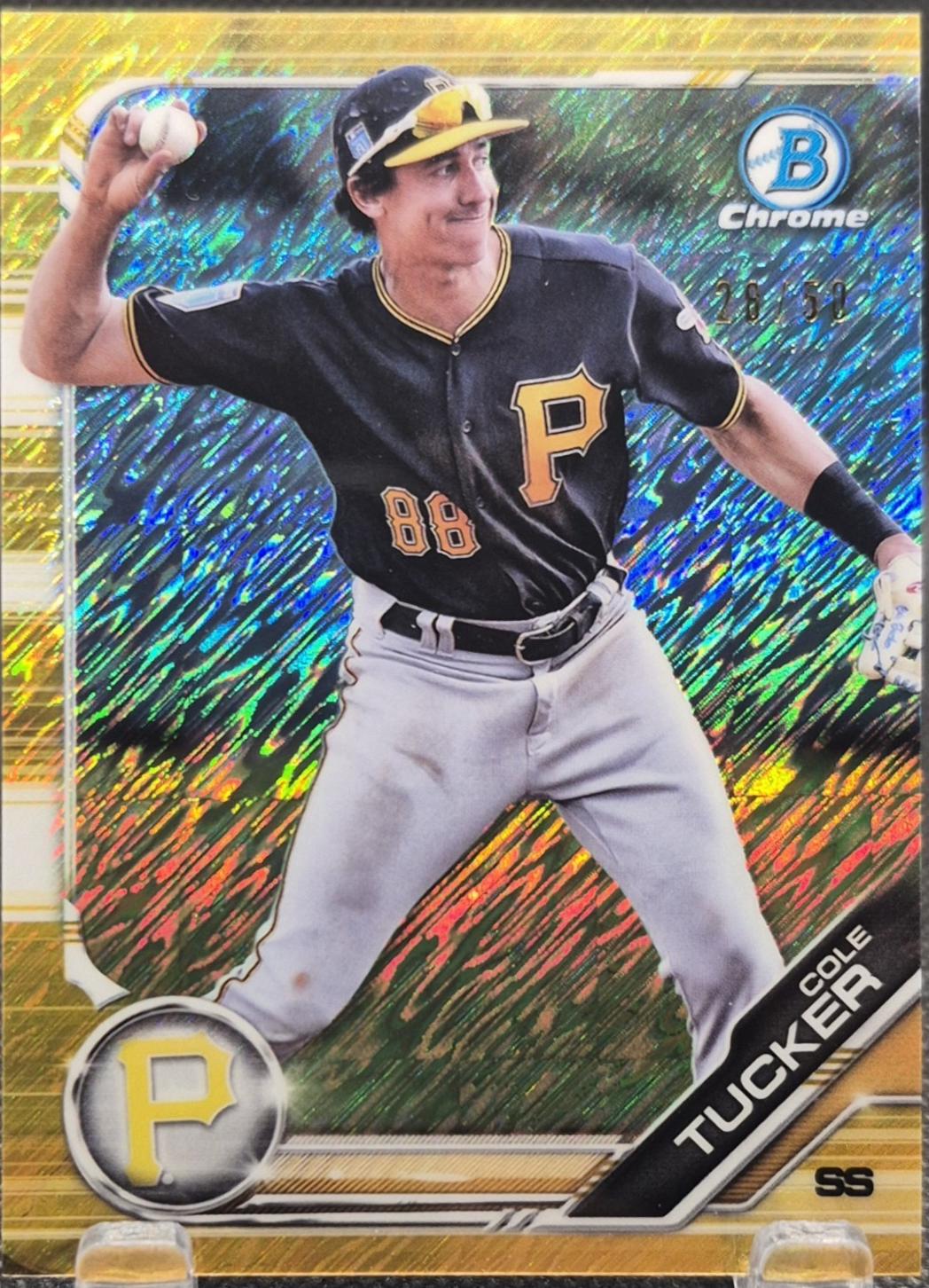 Cole Tucker [Gold Shimmer Refractor] #BCP-16