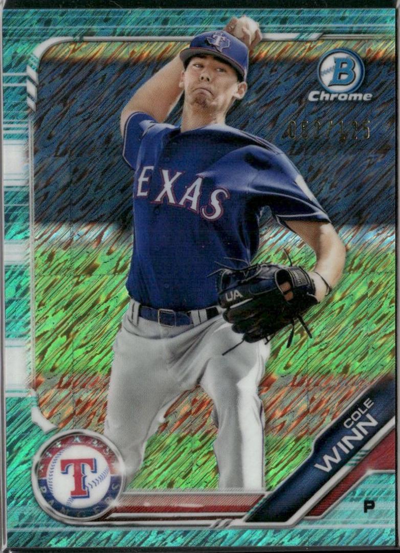 Cole Winn [Aqua Shimmer Refractor] #BCP-75