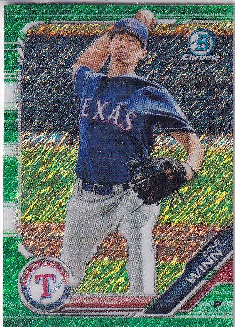 Cole Winn [Green Shimmer Refractor] #BCP-75
