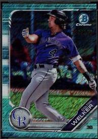 Colton Welker [Aqua Shimmer Refractor] #BCP-65