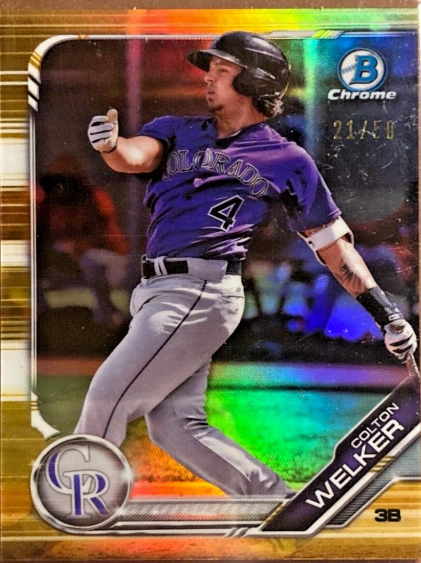 Colton Welker [Gold Refractor] #BCP-65