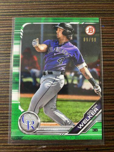 Colton Welker [Green Refractor] #BCP-65
