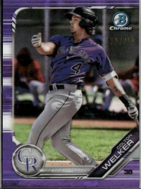 Colton Welker [Purple Refractor] #BCP-65