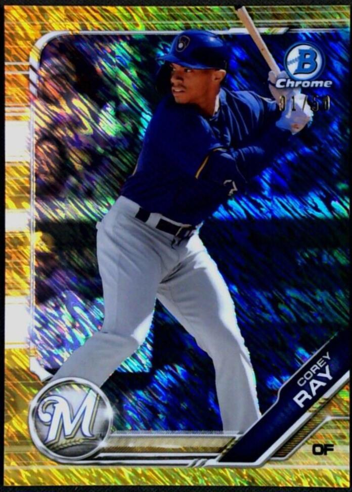 Corey Ray [Gold Shimmer Refractor] #BCP-207