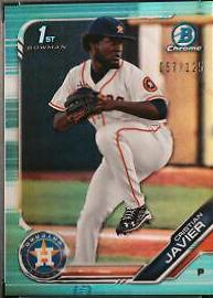 Cristian Javier [Aqua Refractor] #BCP-32