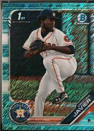 Cristian Javier [Aqua Shimmer Refractor] #BCP-32