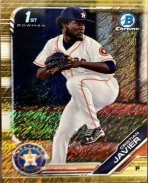 Cristian Javier [Gold Shimmer Refractor] #BCP-32