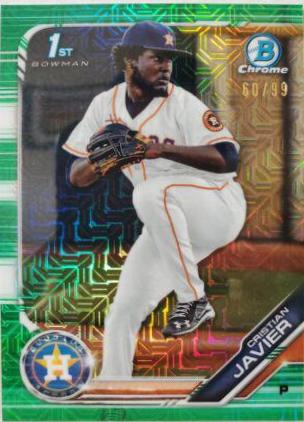 Cristian Javier [Green Refractor] #BCP-32