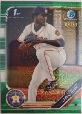 Cristian Javier [Green Shimmer Refractor] #BCP-32