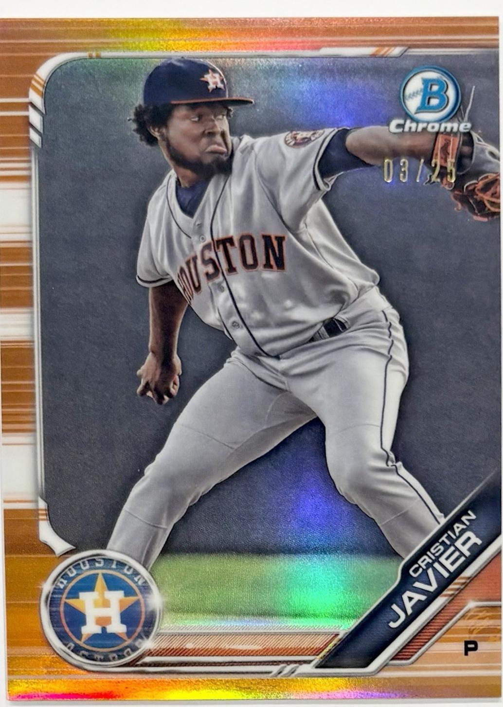 Cristian Javier [Orange Refractor] #BCP-32