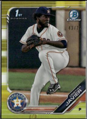 Cristian Javier [Yellow Refractor] #BCP-32