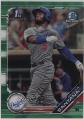 Cristian Santana [Green Refractor] #BCP-134