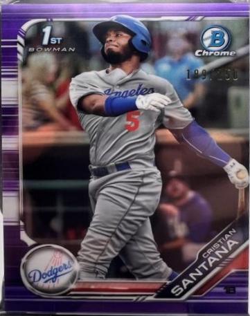 Cristian Santana [Purple Refractor] #BCP-134