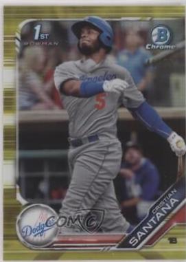 Cristian Santana [Yellow Refractor] #BCP-134