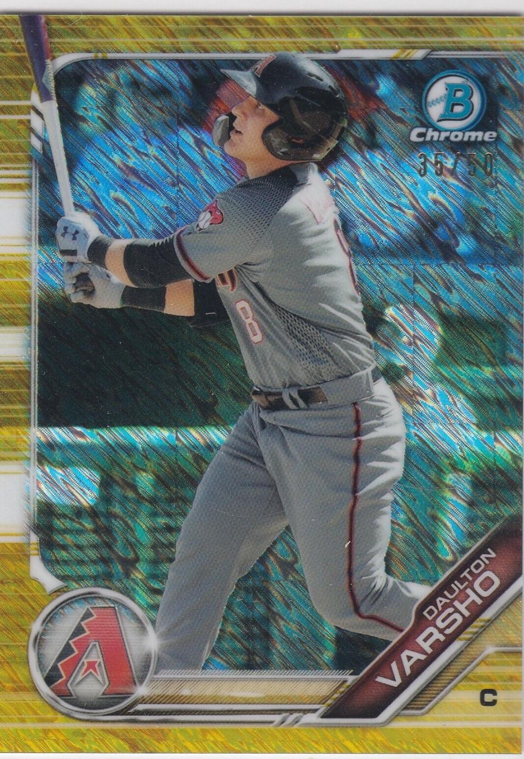 Daulton Varsho [Gold Shimmer Refractor] #BCP-179
