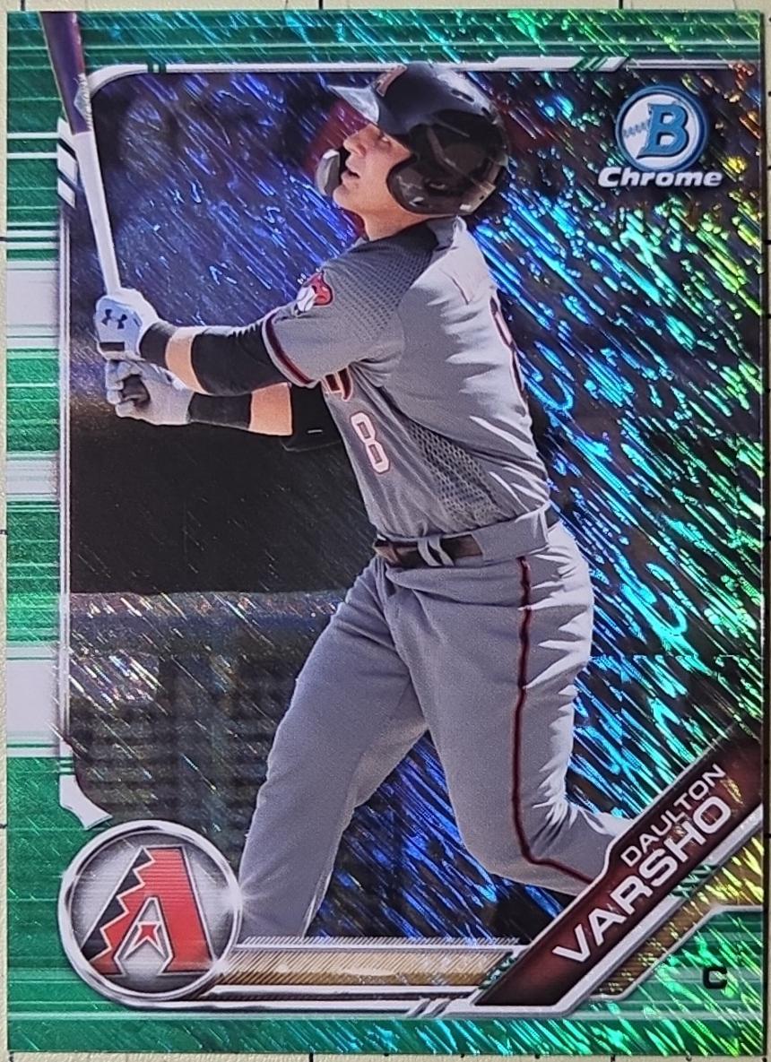 Daulton Varsho [Green Shimmer Refractor] #BCP-179