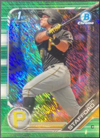 Deon Stafford [Green Refractor] #BCP-214