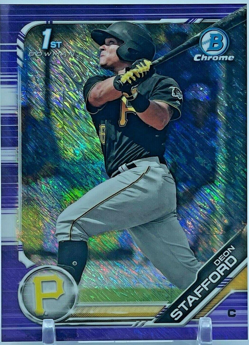 Deon Stafford [Purple Refractor] #BCP-214
