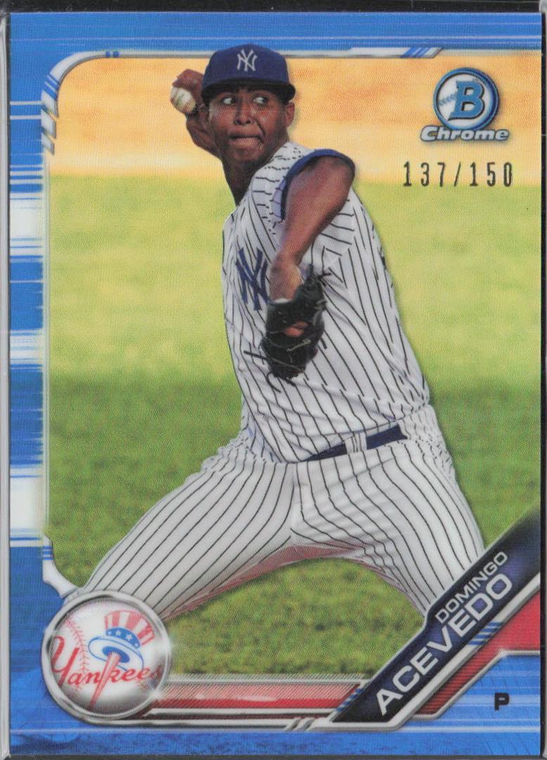 Domingo Acevedo [Blue Refractor] #BCP-34