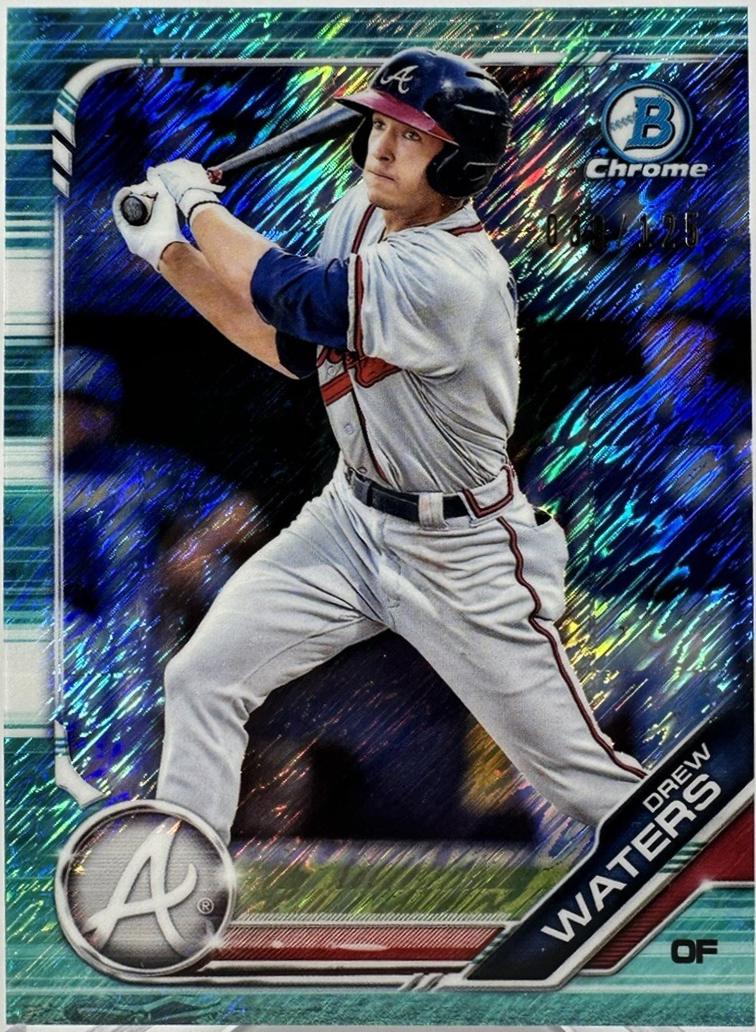 Drew Waters [Aqua Shimmer Refractor] #BCP-126