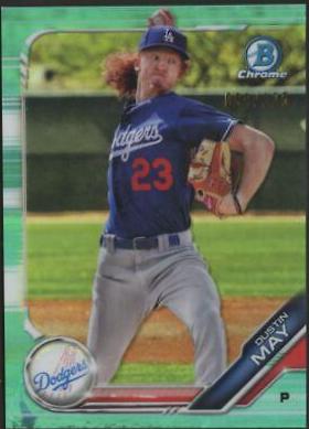 Dustin May [Aqua Refractor] #BCP-80