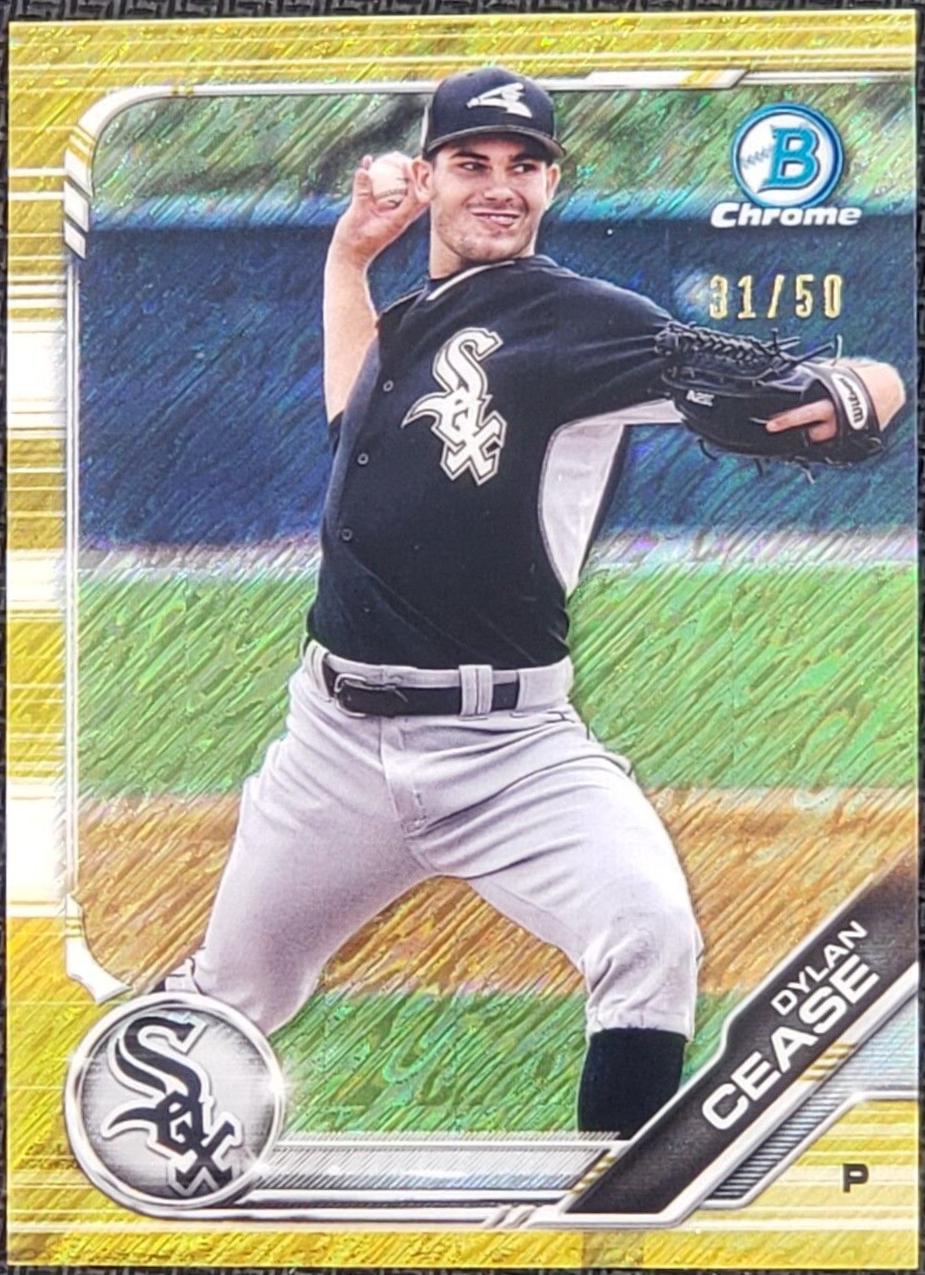 Dylan Cease [Gold Shimmer Refractor] #BCP-113