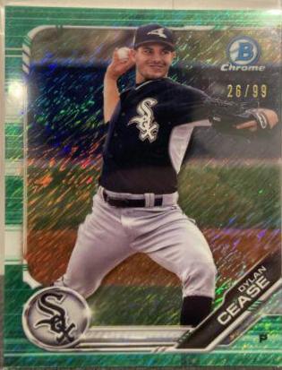 Dylan Cease [Green Shimmer Refractor] #BCP-113