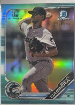 Edward Cabrera [Aqua Refractor] #BCP-114