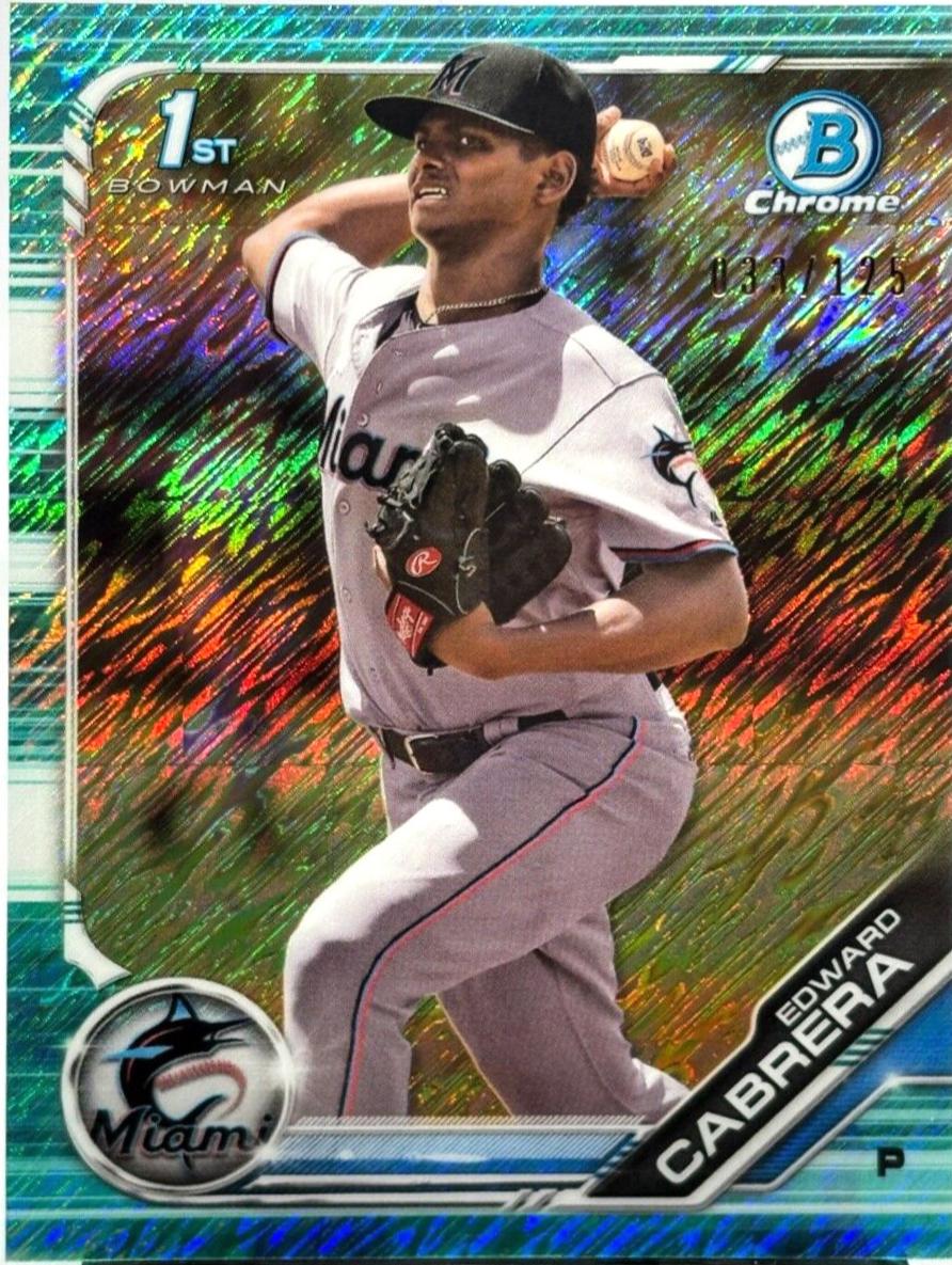 Edward Cabrera [Aqua Shimmer Refractor] #BCP-114