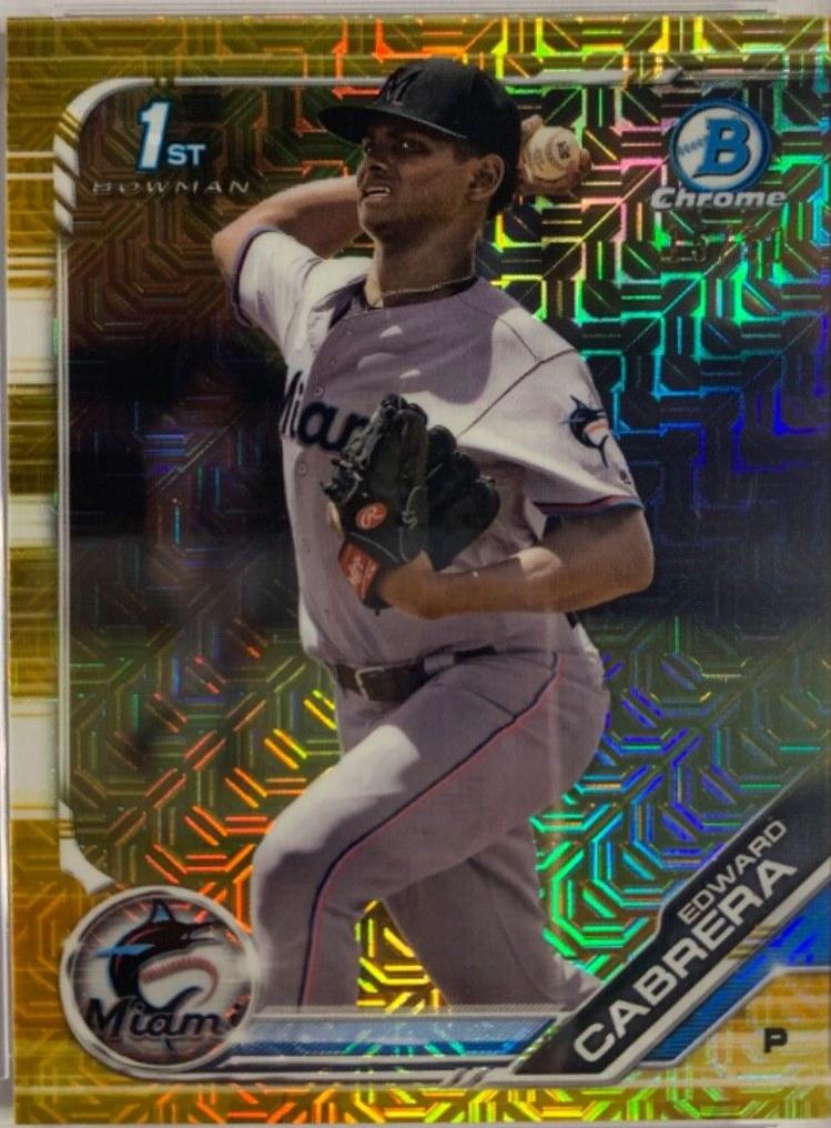 Edward Cabrera [Gold Refractor] #BCP-114