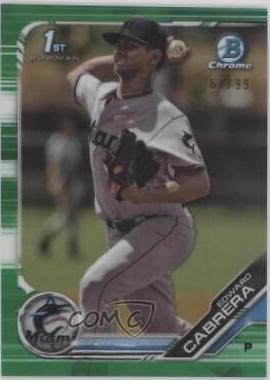 Edward Cabrera [Green Refractor] #BCP-114