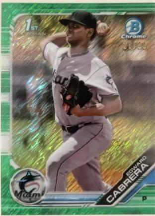 Edward Cabrera [Green Shimmer Refractor] #BCP-114