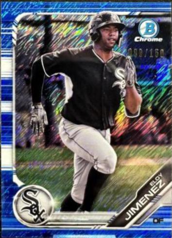 Eloy Jimenez [Blue Shimmer Refractor] #BCP-150