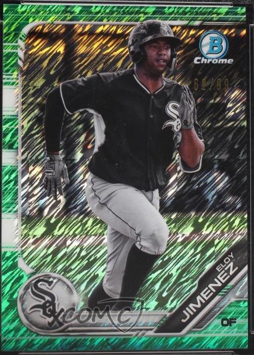 Eloy Jimenez [Green Shimmer Refractor] #BCP-150