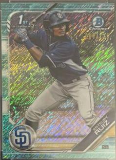 Esteury Ruiz [Aqua Shimmer Refractor] #BCP-89