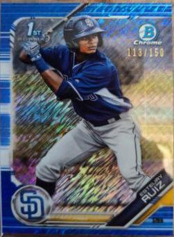 Esteury Ruiz [Blue Shimmer Refractor] #BCP-89