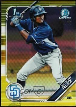 Esteury Ruiz [Yellow Refractor] #BCP-89