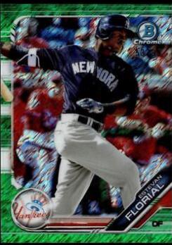 Estevan Florial [Green Shimmer Refractor] #BCP-182