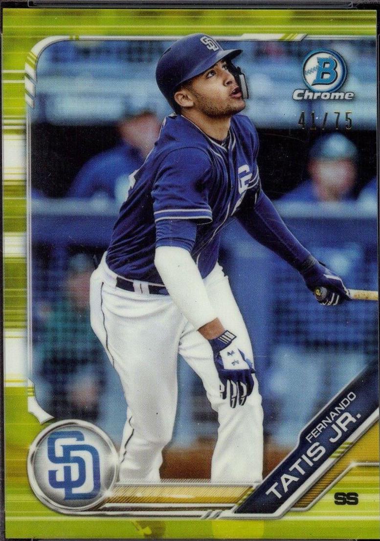 Fernando Tatis Jr. [Yellow Refractor] #BCP-25