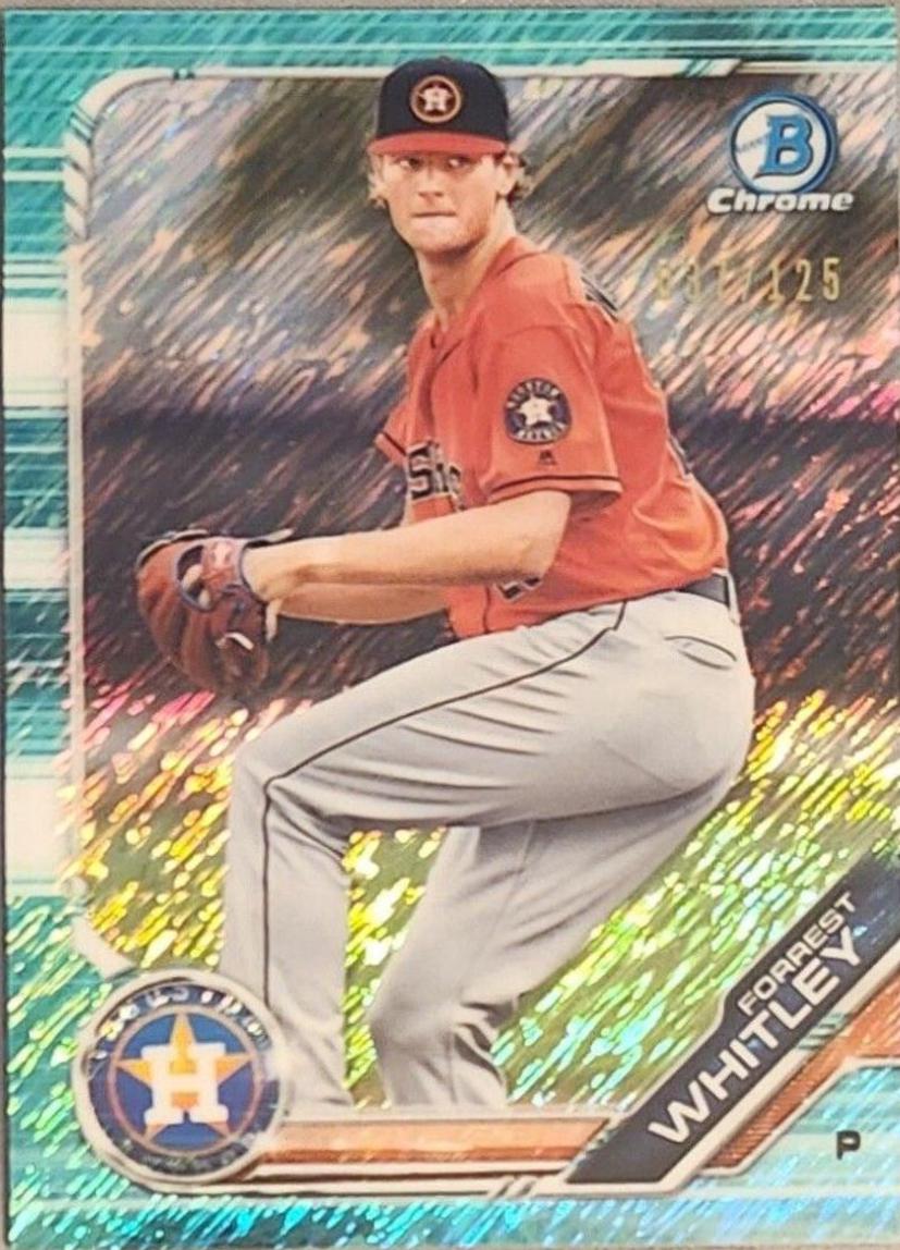 Forrest Whitley [Aqua Shimmer Refractor] #BCP-52